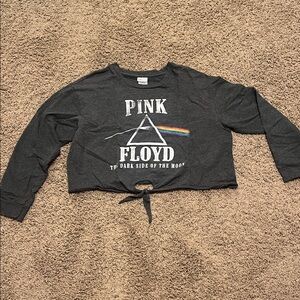 Pink Floyd Gray Crop Top XXL